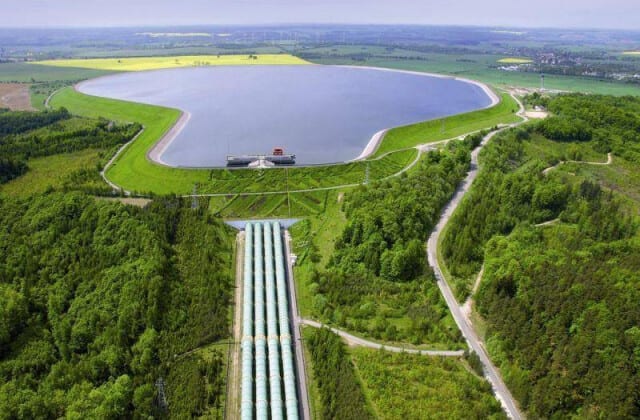 Elektrownia wodna Żarnowiec zbiornik Czymanowo