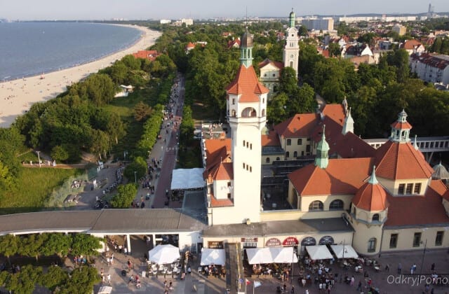 Latarnia morska Sopot wieża widokowa